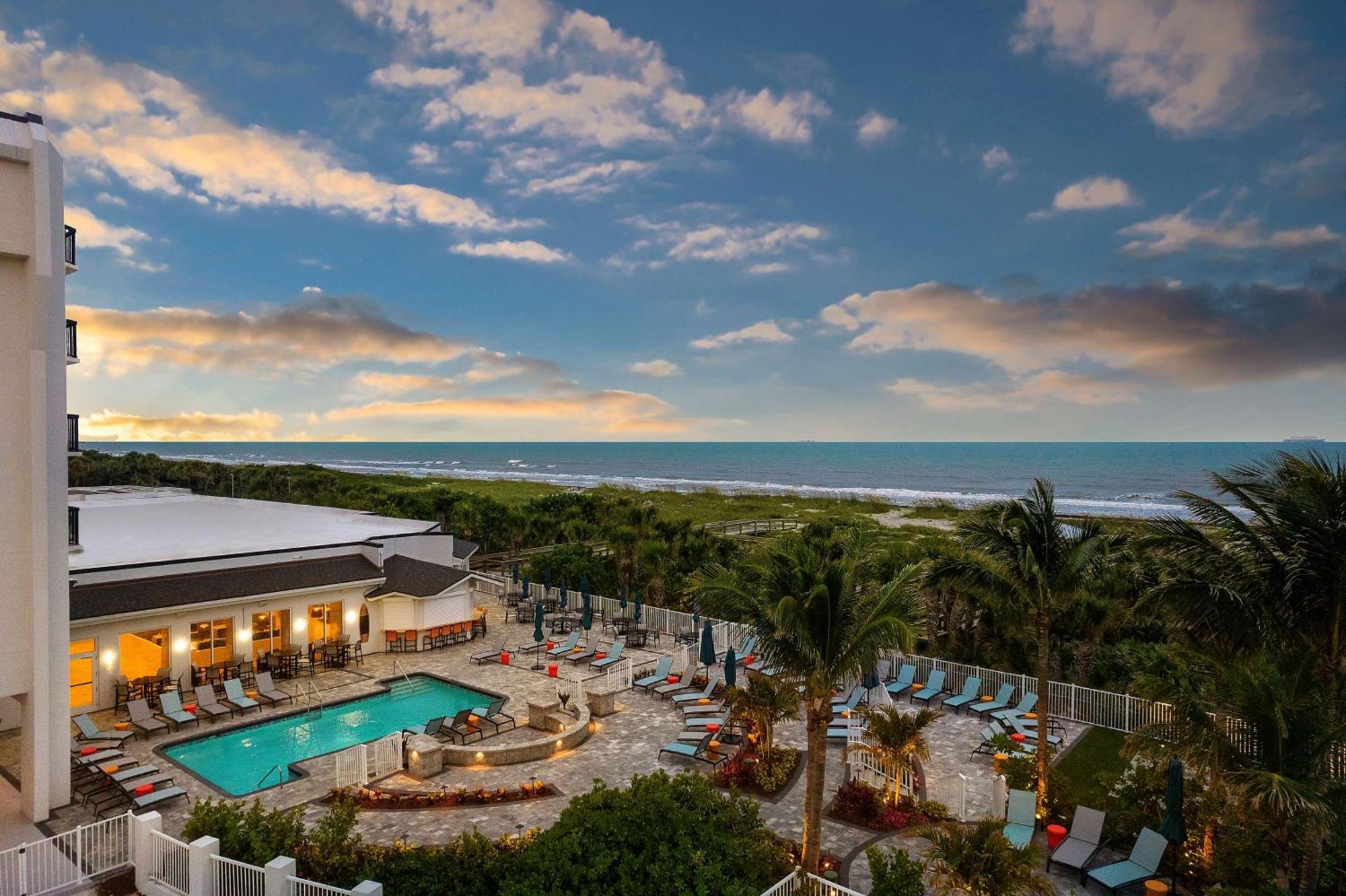 Hilton Garden Inn Cocoa Beach-Oceanfront, Fl Kültér fotó